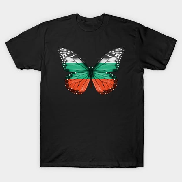 Bulgarian Flag  Butterfly - Gift for Bulgarian From Bulgaria T-Shirt by Country Flags